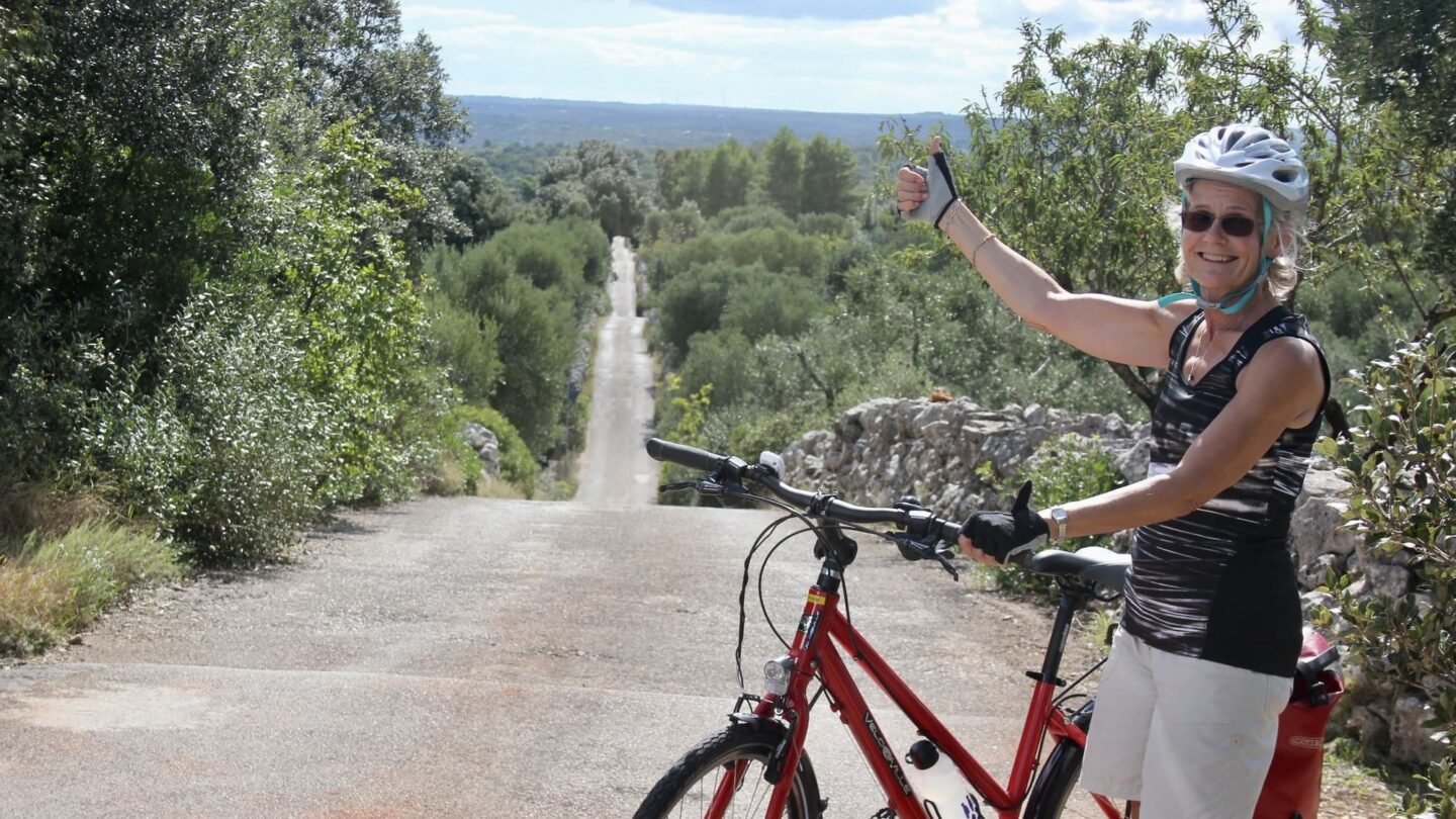 Countryside biking in Italy