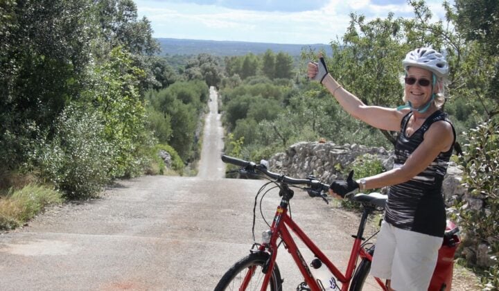 Countryside biking in Italy