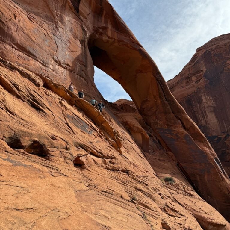 Coyote Gulch heights in Utah