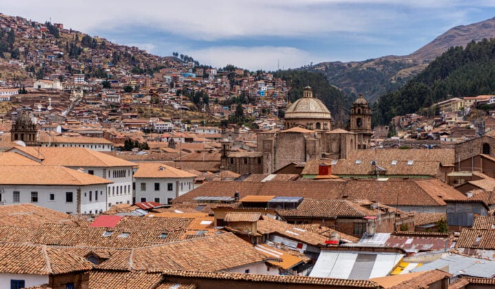 Cusco city in Peru