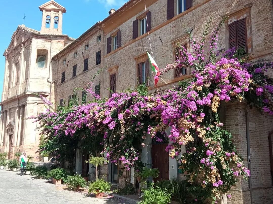 Flowery storefront Italy
