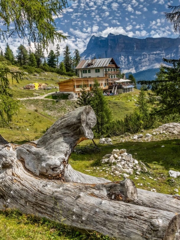 Dolomites hiking hut to hut