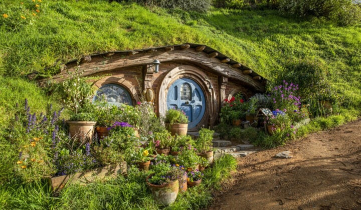 Hobbiton movie set in NZ