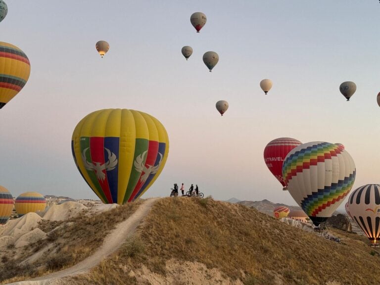 Hot air balloons in Turkey