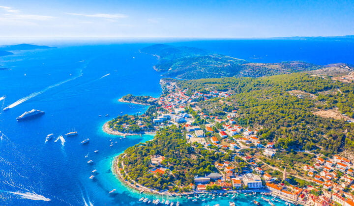 Hvar aerial