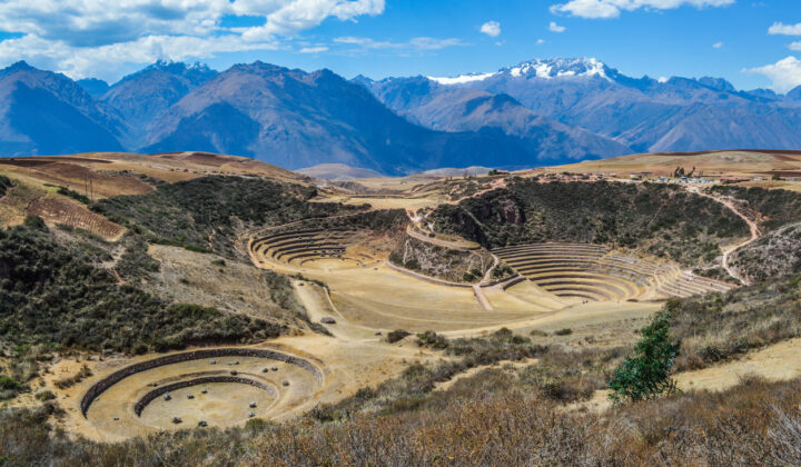 Inca terraces in Peru
