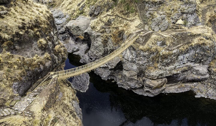 Incan rope bridge