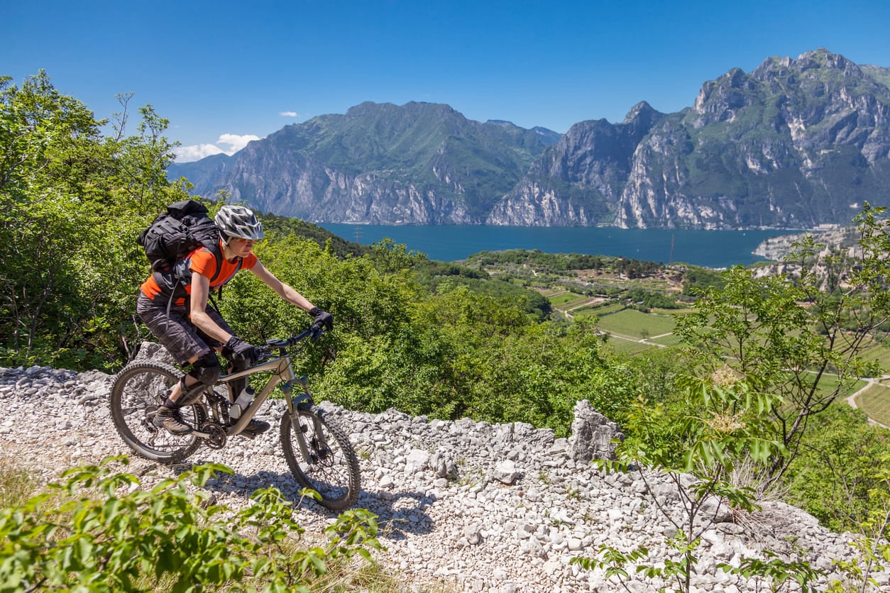 Italian lakes cycling