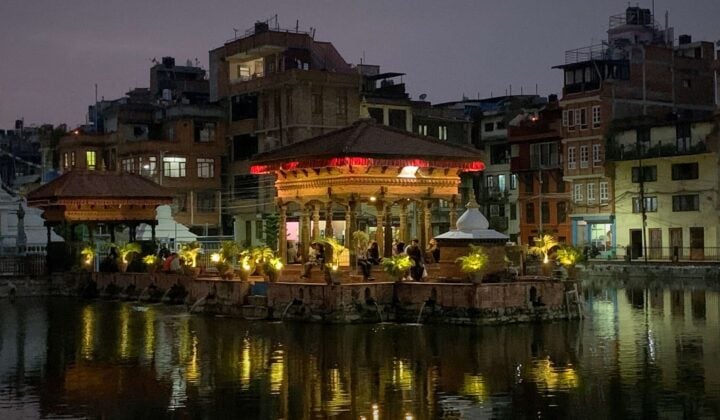 Kathmandu at night