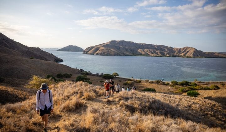 Leaving the Komodo national park