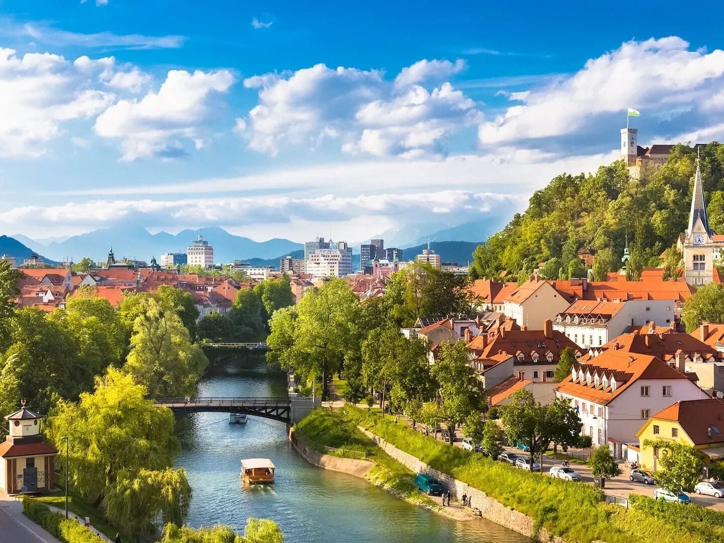Ljubljana city view