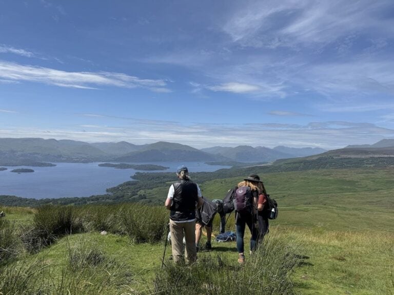 Loch Lomond vista in Scotland
