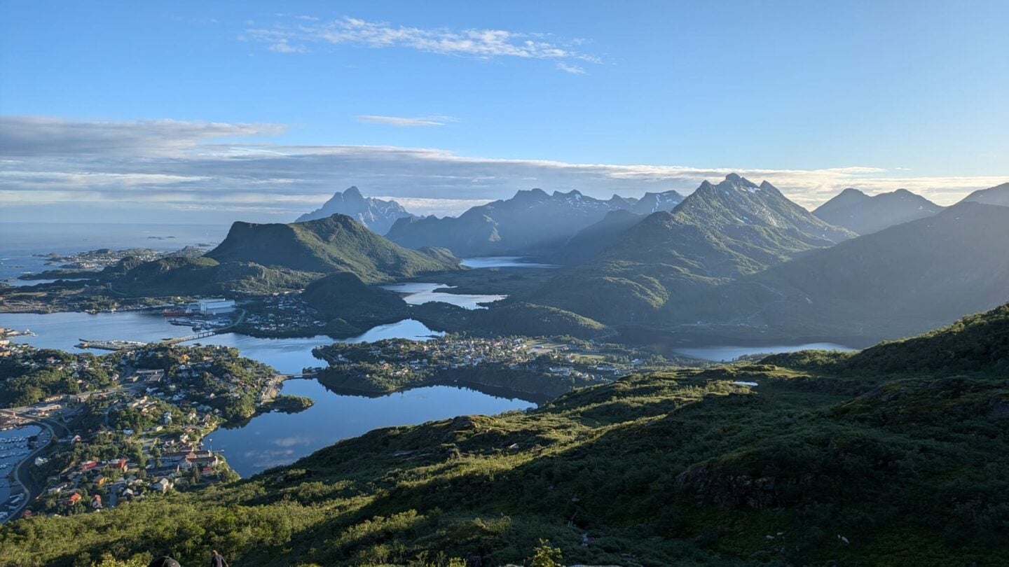 Lofoten aerial shot