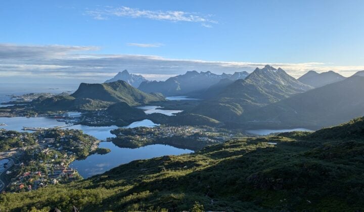 Lofoten aerial shot