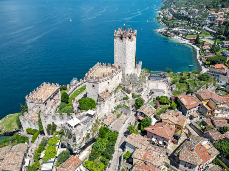 Malcesine aerial shot