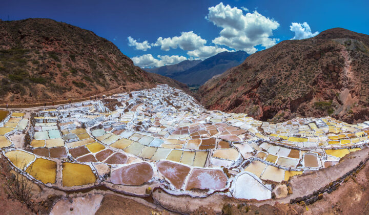 Maras salt mines in Peru