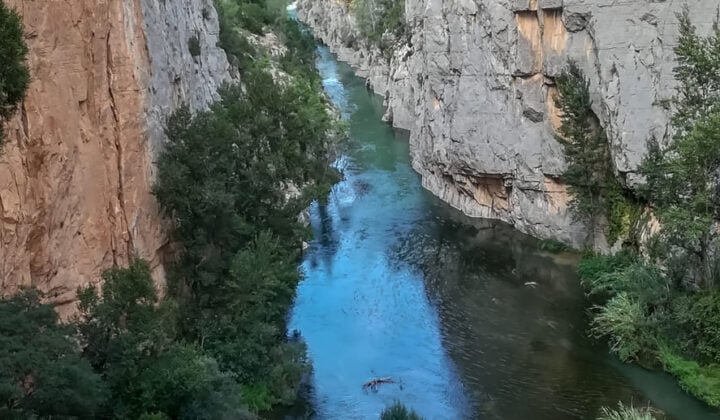 Mijares river canyon