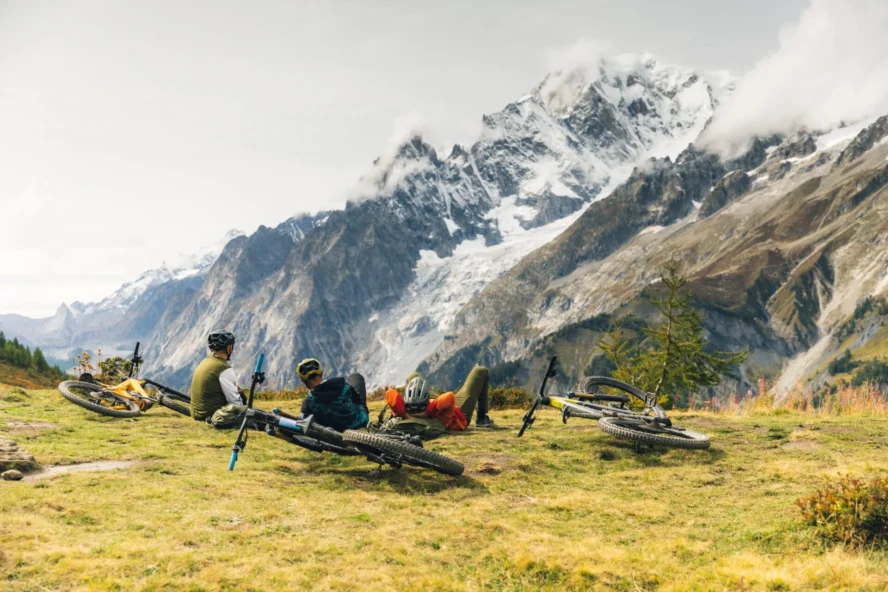 Mont Blanc bikers