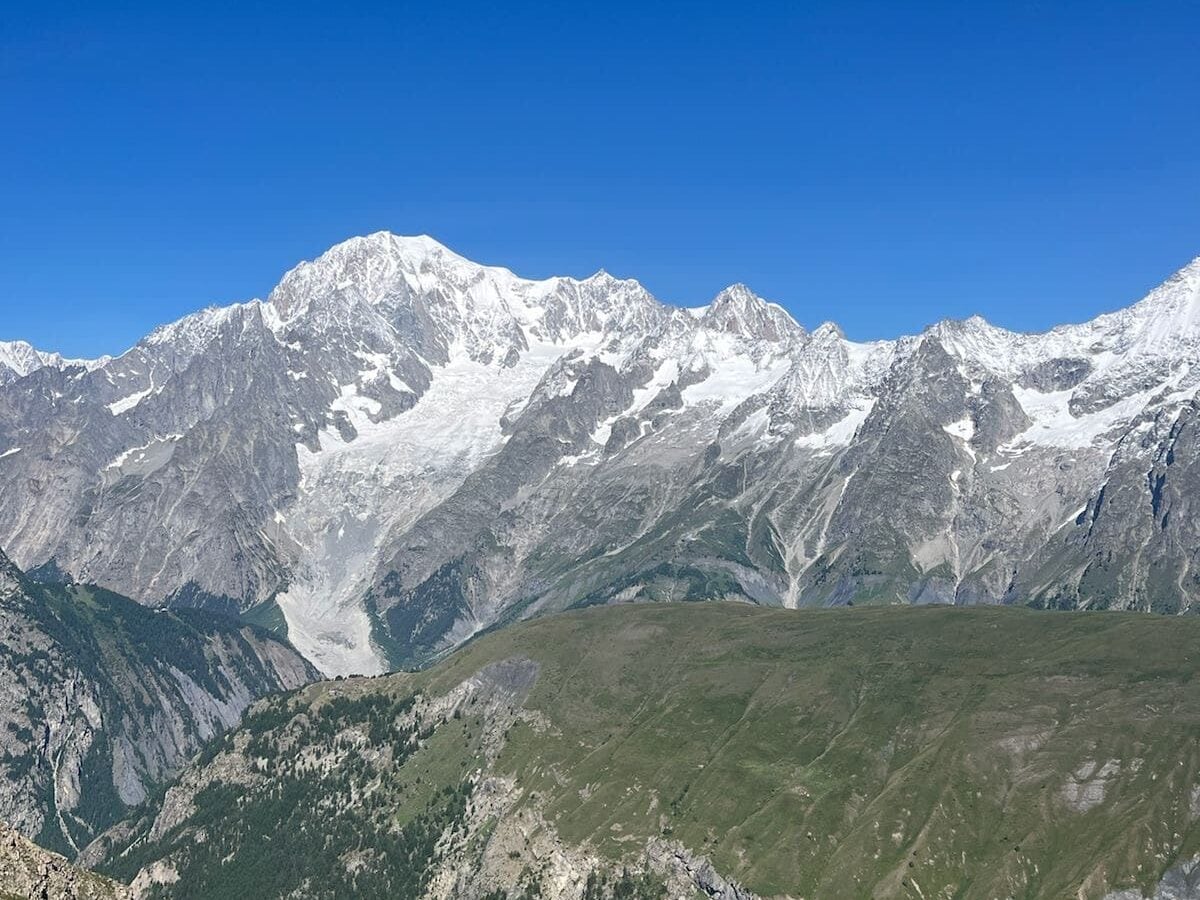 Mont Blanc huge massif