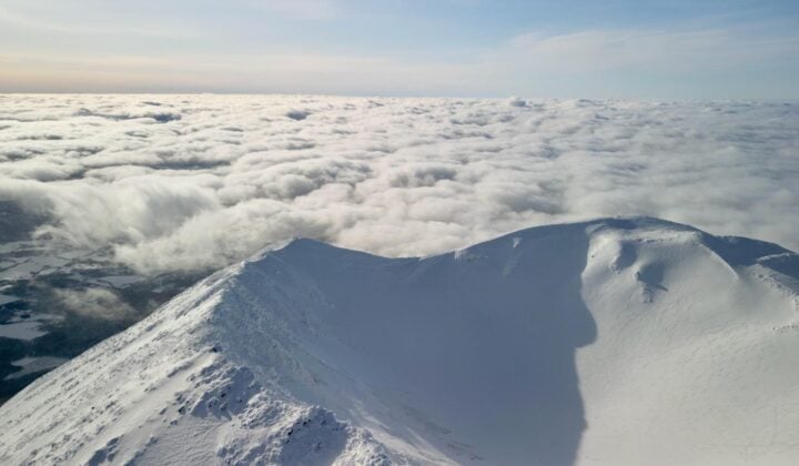 Mountain top in Japan