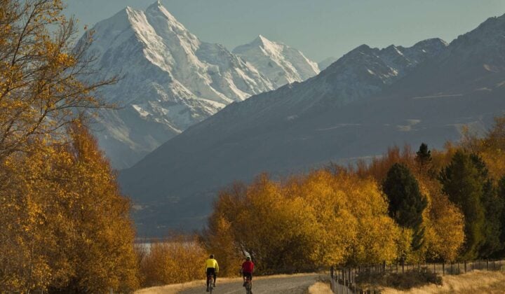 MT Cook cycling NZ
