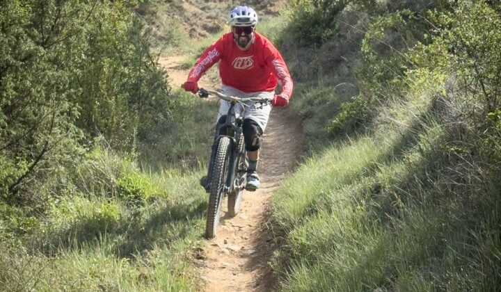 MTB biker in Tremp