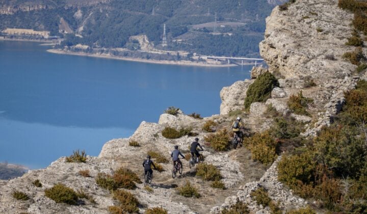 MTB cliffs and sea in Spain