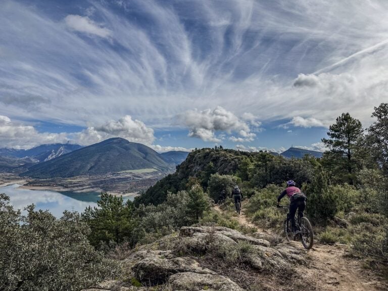 MTB cloudy day in Spain