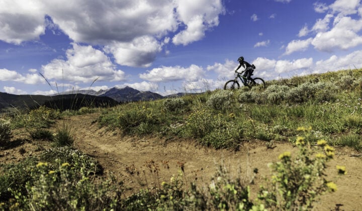 MTB Colorado and clouds
