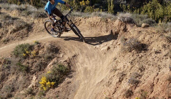 MTB riding in Spain
