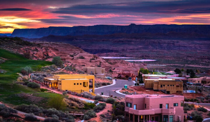 Page sunset in Arizona