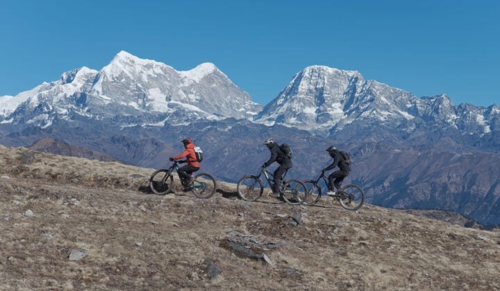 Pikey Peak summit in Nepal