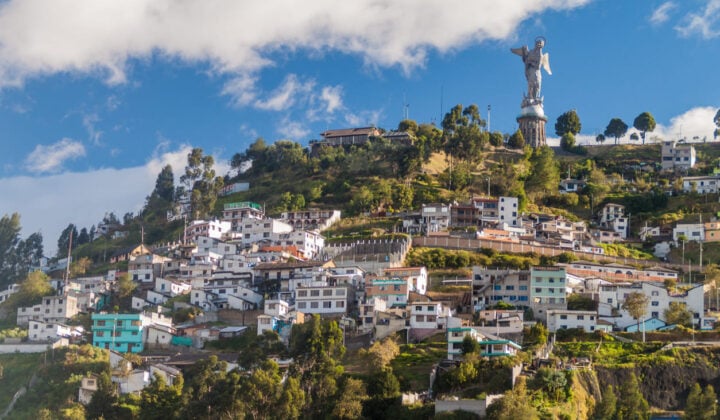 Quito hill