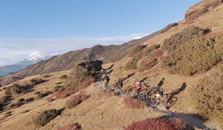 Reaching base camp in Nepal