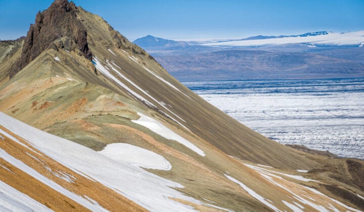 Rhyolite landscape in Iceland