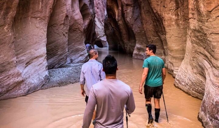 River wading in Utah
