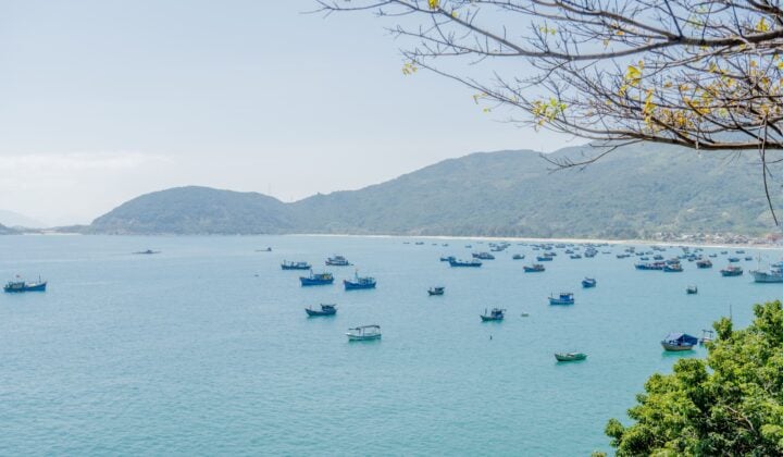 Sea boats in Vietnam
