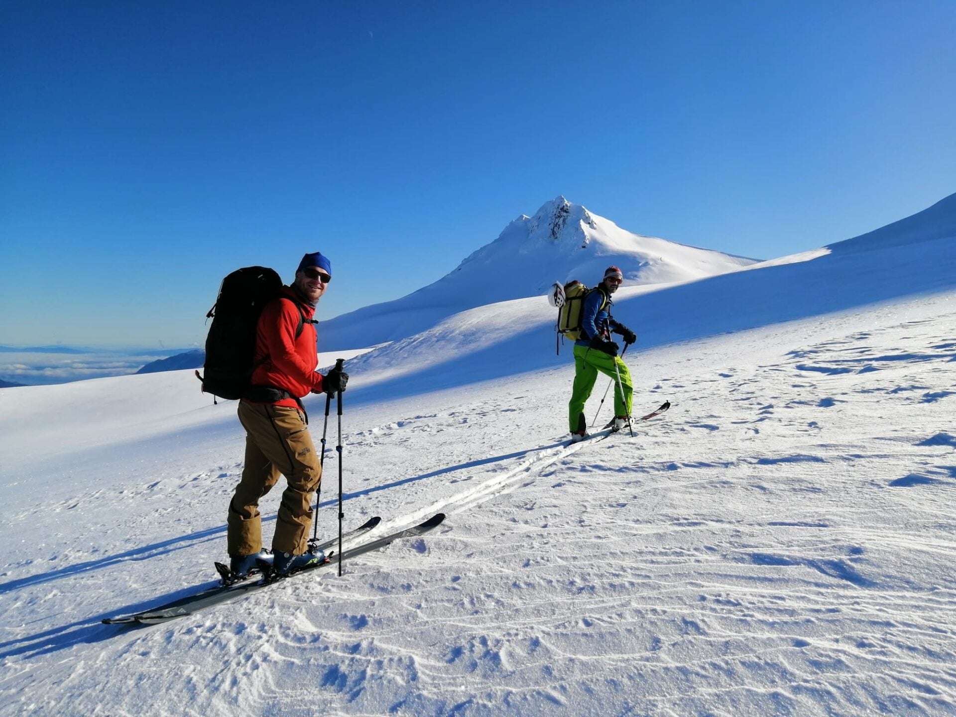 Ski touring Chile