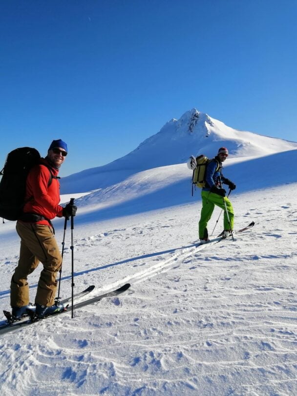 Ski touring Chile