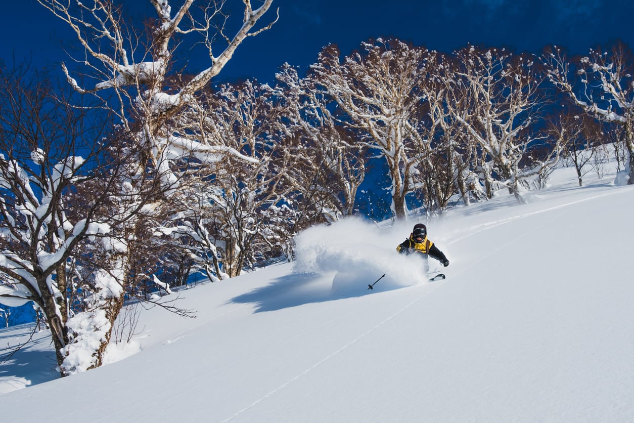 Ski touring Japan