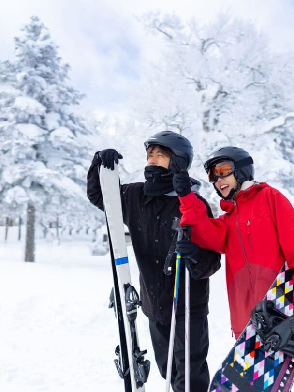 Ski touring Japan