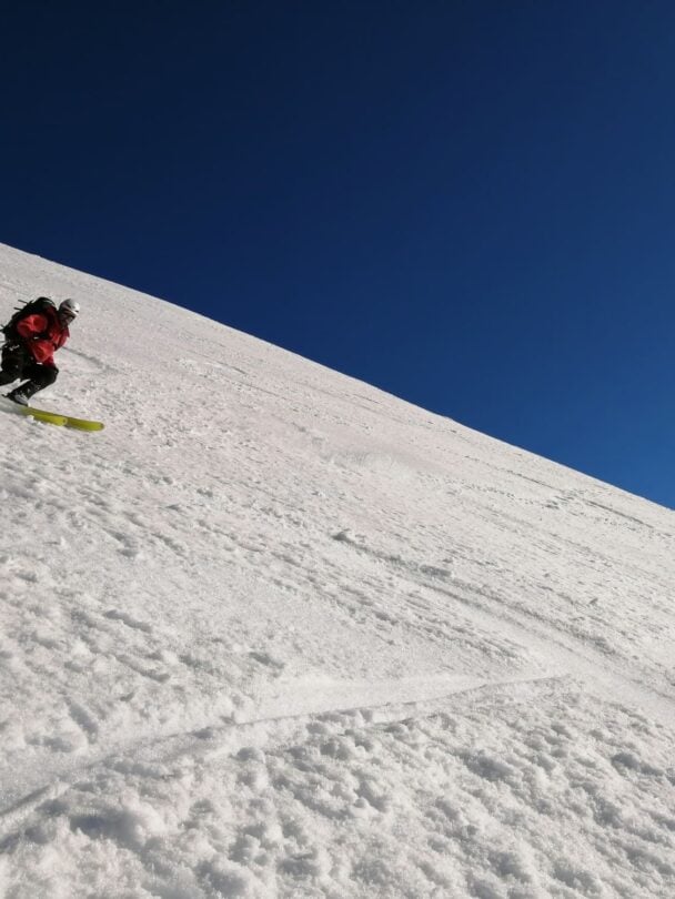 Ski touring Chile