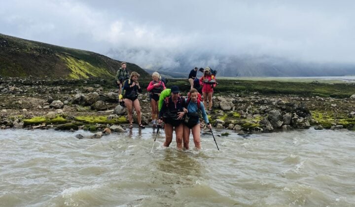 Stream cross in Iceland