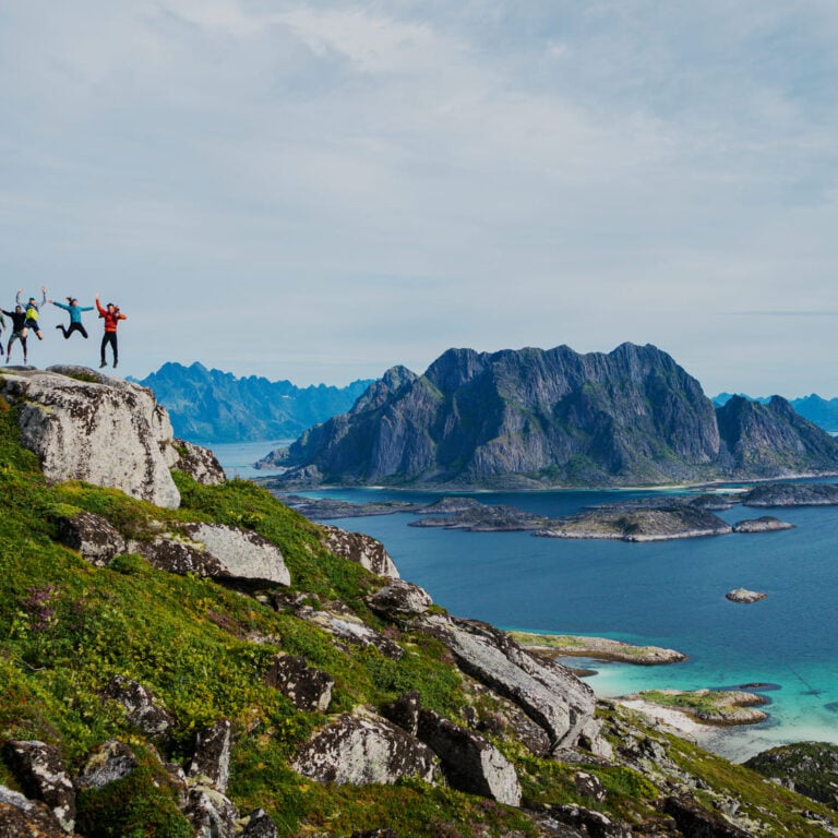 Summit jump in Norway