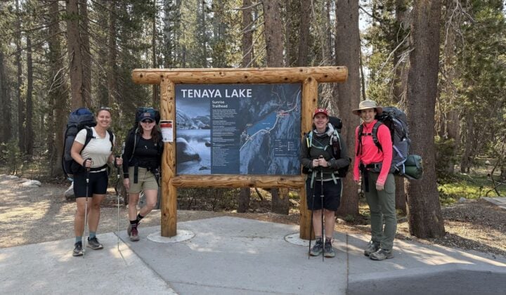 Tenaya lake trail