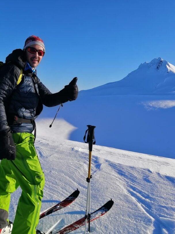 Ski touring Chile