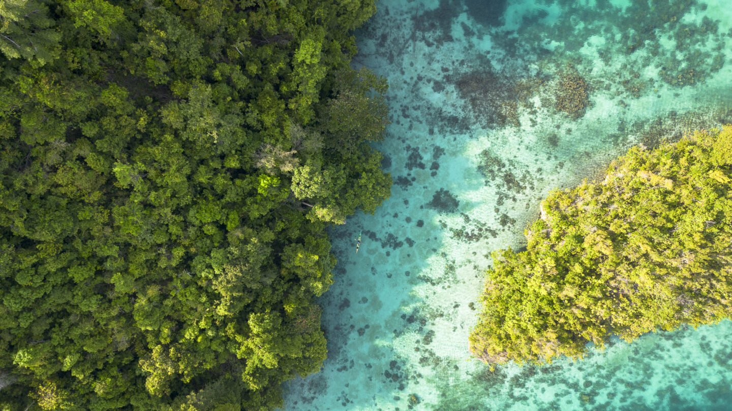 Togean islands aerial
