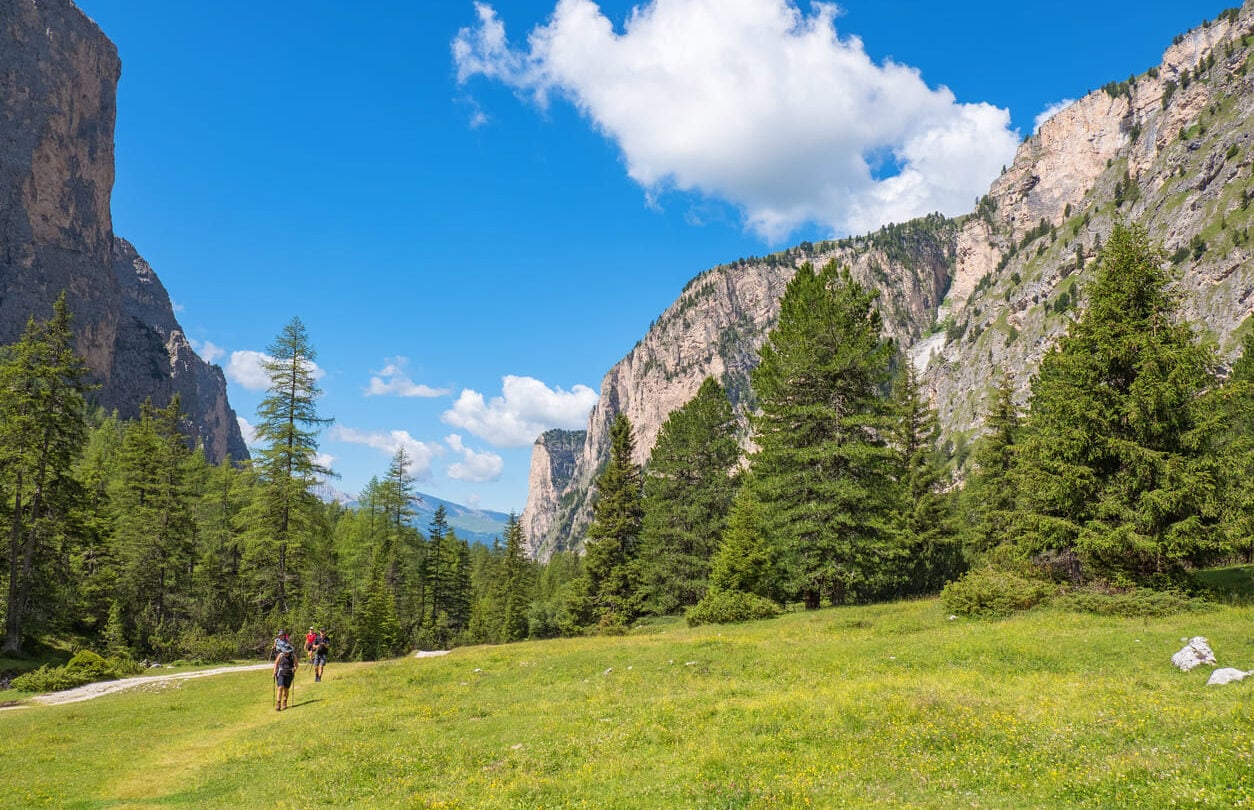 Val Gardena sunny hike