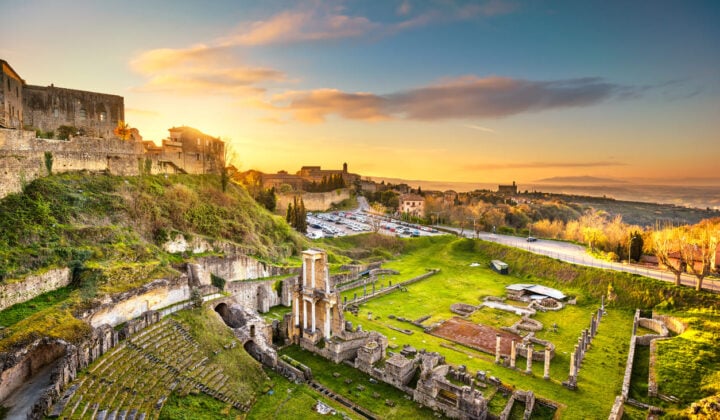 Volterra ruins in Italy
