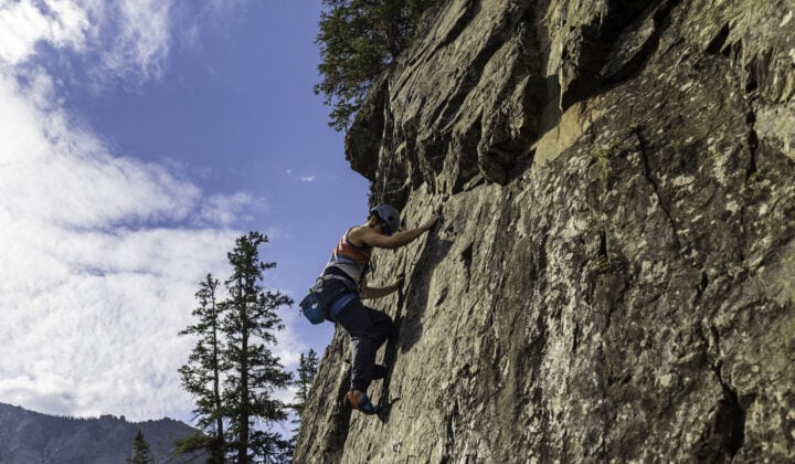 Wall climbing in Colorado
